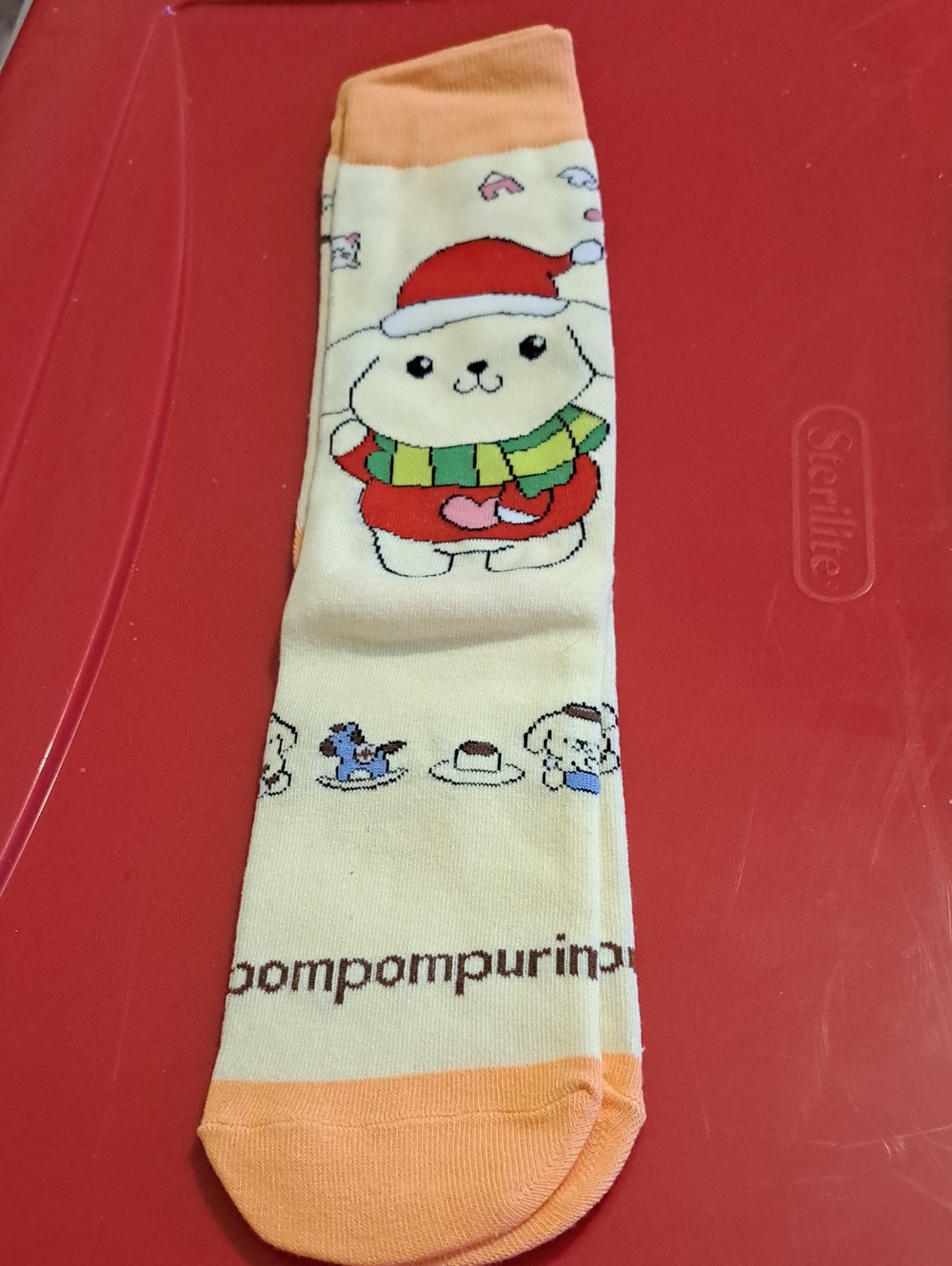 Hello Kitty Christmas Crew Socks 5 Pair Holiday Set OS - Picture 3 of 12